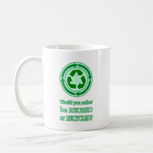 Wiederverwendung und Recycle Kaffeetasse