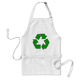 Wiederverwendung und Recycle Schürze