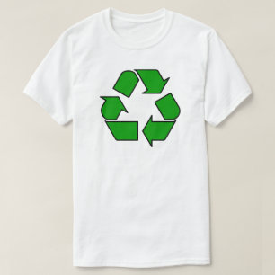Wiederverwendung und Recycle T-Shirt