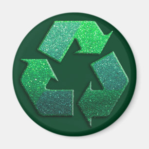Wiederverwendung, Verringerung, Recycle des Recyce Magnet