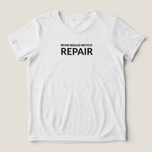 "Wiederverwendung, Verringerung, Recycle und Repar Tri-Blend Shirt