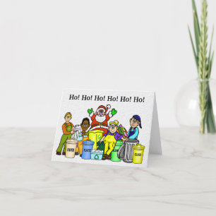 Wiederverwertung von Weihnachtskarten-Nikolaussen Karte