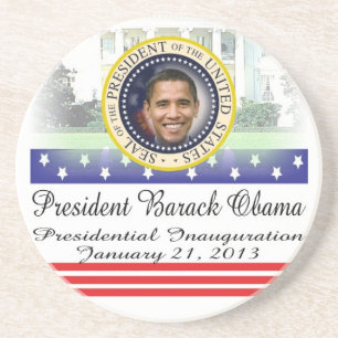 Wiederwahl 2012 Präsidenten-Obama Sandstein Untersetzer