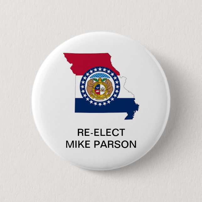 WIEDERWAHL MISSOURI GOVERNOR MIKE PARSON 2020 BUTTON (Vorderseite)