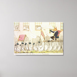 Wiederwahl von Reynard oder Fox Leinwanddruck