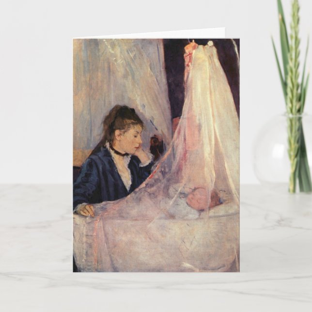 Wiege durch Berthe Morisot Karte (Vorderseite)