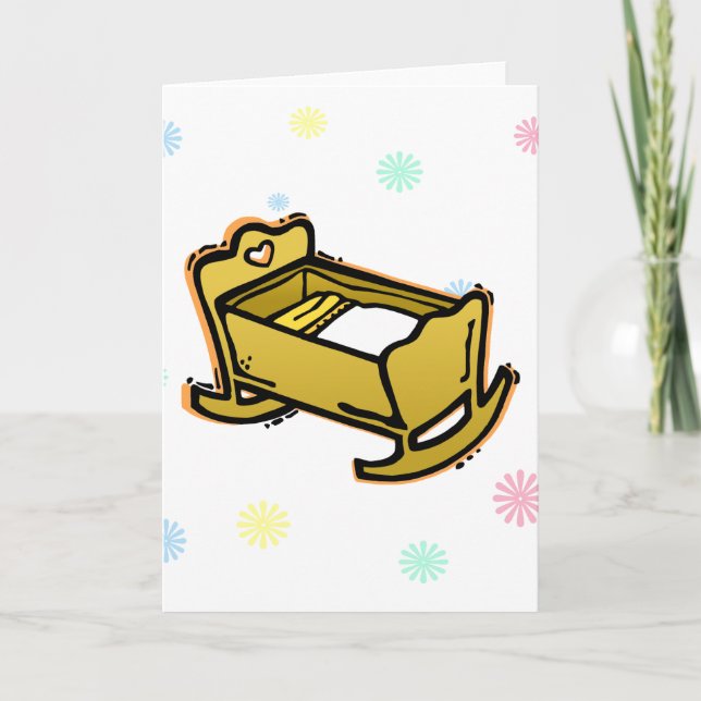 Wiege Karte (Vorderseite)