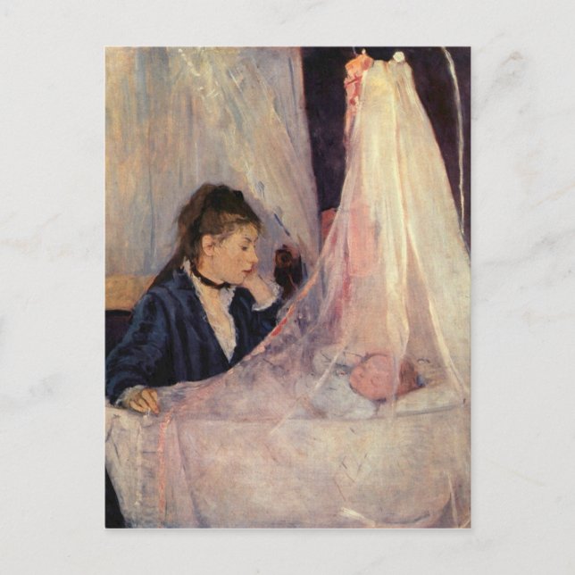 Wiege von Berthe Morisot Postkarte (Vorderseite)
