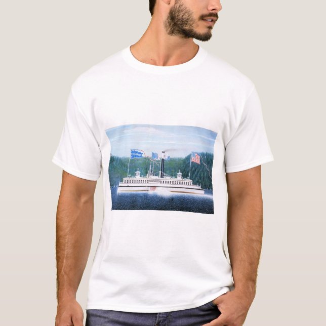 Wiehawken Dampffähre 1868 T-Shirt (Vorderseite)