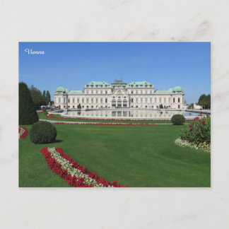 Wien Belvedere, Österreich Feiertagspostkarte