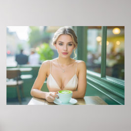 WIEN - Kaffehaus - MATCHA LATTE Poster
