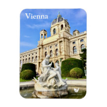 Wien - Kühlschrankmagnet von Velvet Escape