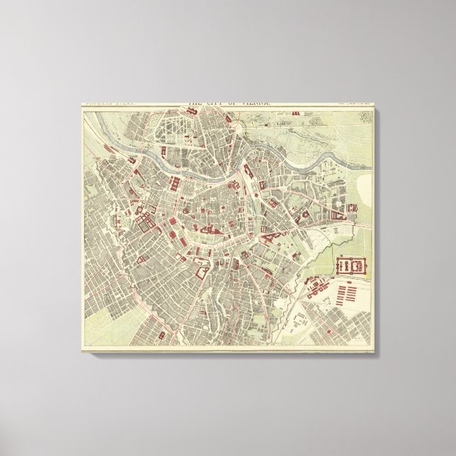 Wien Leinwanddruck (Vorderseite)