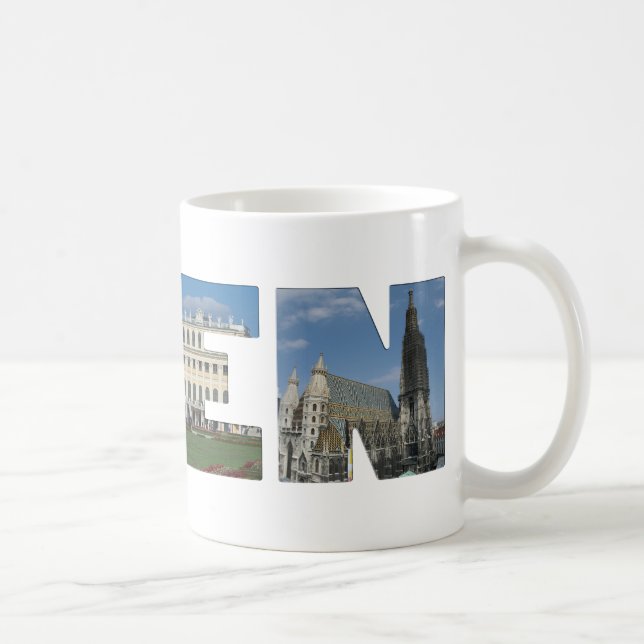 Wien-Logo Kaffeetasse (Rechts)
