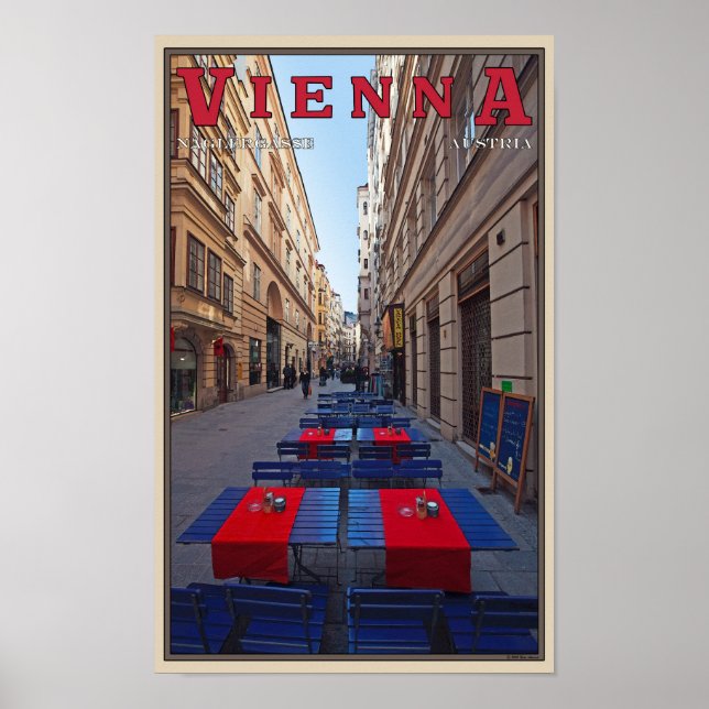 Wien - Naglergasse Poster (Vorne)