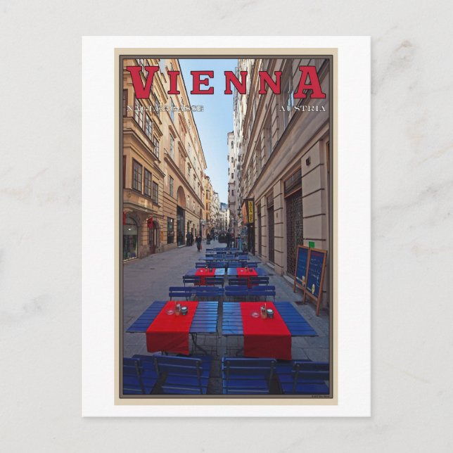 Wien - Naglergasse Postkarte (Vorderseite)