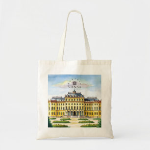 Wien Österreich Aquarell Stadt Reise Erinnerung Tragetasche