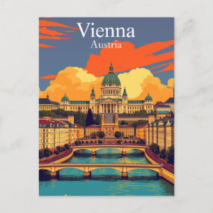 Wien, Österreich, Europa Reisen Postkarte