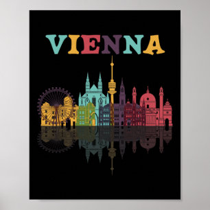 Wien Österreich Familie Österreich Urlaub Europian Poster