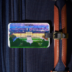 Wien Österreich Historische Stadtansicht Gepäckanhänger