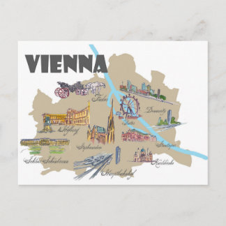 Wien - Österreich Karte Übersicht