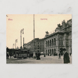 Wien, Österreich, Opernring, 1910 Vintage Postkarte