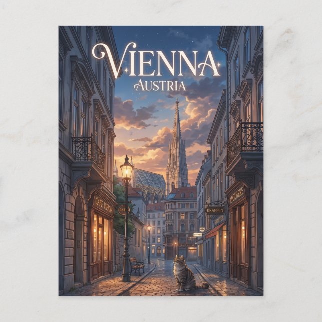 Wien Österreich Postkarte (Vorderseite)