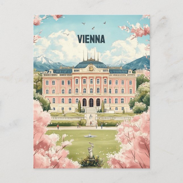 Wien Österreich Reisen Postkarte (Vorderseite)