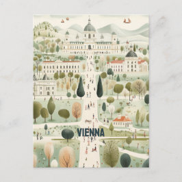 Wien Österreich Reisen Postkarte