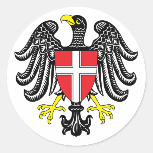 Wien, Österreich Runder Aufkleber