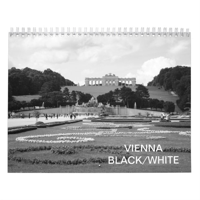 Wien Österreich Schwarz-weiß 2025 Kalender (Titelbild)