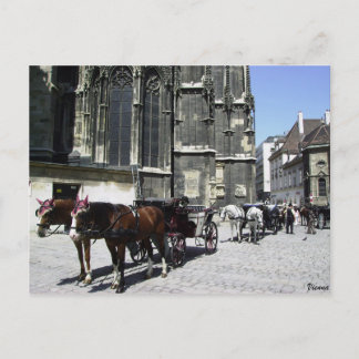 Wien, Österreich, Steffensdom Travel Postcard Postkarte