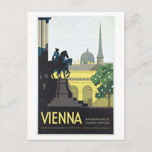Wien Österreich - Vintage Reise Postkarte