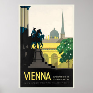Wien Österreich Vintage-Reiseposter Poster