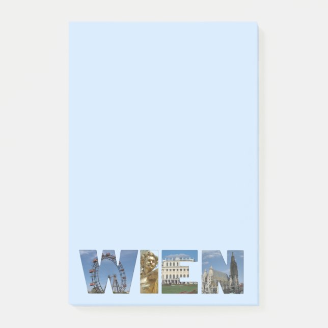 Wien Post-it Klebezettel (Vorderseite)