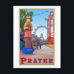 Wien - Prater Park Postkarte<br><div class="desc">Reisen und Ausstellungen im Wiener Prater in Wien,  Österreich</div>