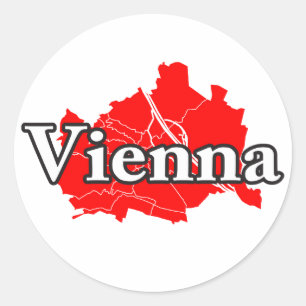 Wien Runder Aufkleber