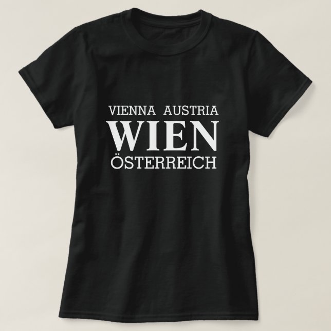 Wien - Shirts und Jacken (Design vorne)