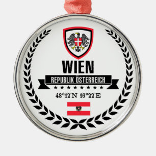 Wien Silbernes Ornament