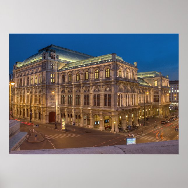 Wien Staat Opera, Österreich Poster (Vorne)