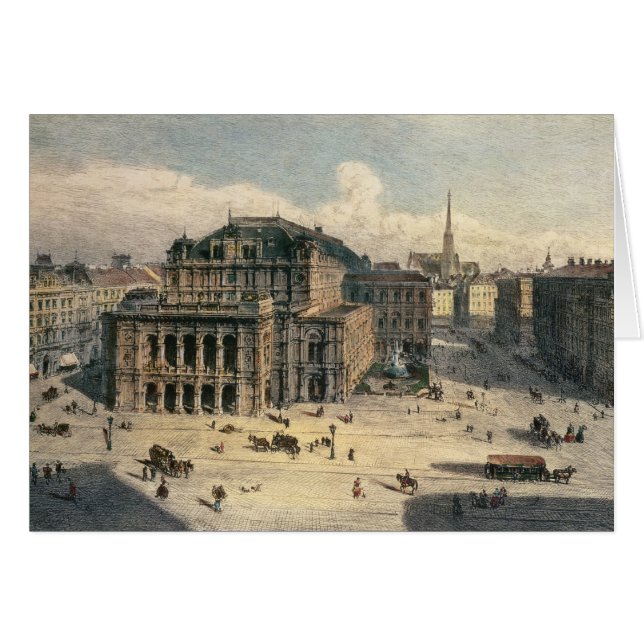 Wien-Staats-Opern-Haus, c.1869 (Vorderseite (Horizontal))
