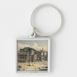 Wien-Staats-Opern-Haus, c.1869 Schlüsselanhänger