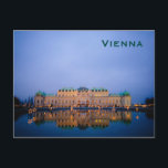 Wien Vintag Tourismus Reisen hinzufügen Postkarte<br><div class="desc">Es ist eine wunderschöne künstlerische Sicht auf das Gebäude der Architektur von Wien Österreich. Es ist die beste Werbung für Reisen nach Wien Österreich.</div>