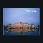 Wien Vintag Tourismus Reisen Postkarte<br><div class="desc">Es ist eine wunderschöne künstlerische Sicht auf das Gebäude der Architektur von Wien Österreich. Es ist die beste Werbung für Reisen nach Wien Österreich.</div>