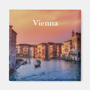 Wien Vintage Reise Tourismus Magnet
