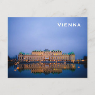 Wien Vintage Tourismus Reise Hinzufügen Postkarte
