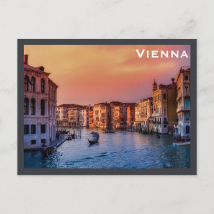 Wien Vintage Tourismus Reise Hinzufügen Postkarte