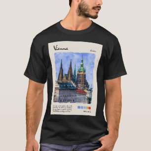 Wien Wasserfarbenreise T-Shirt