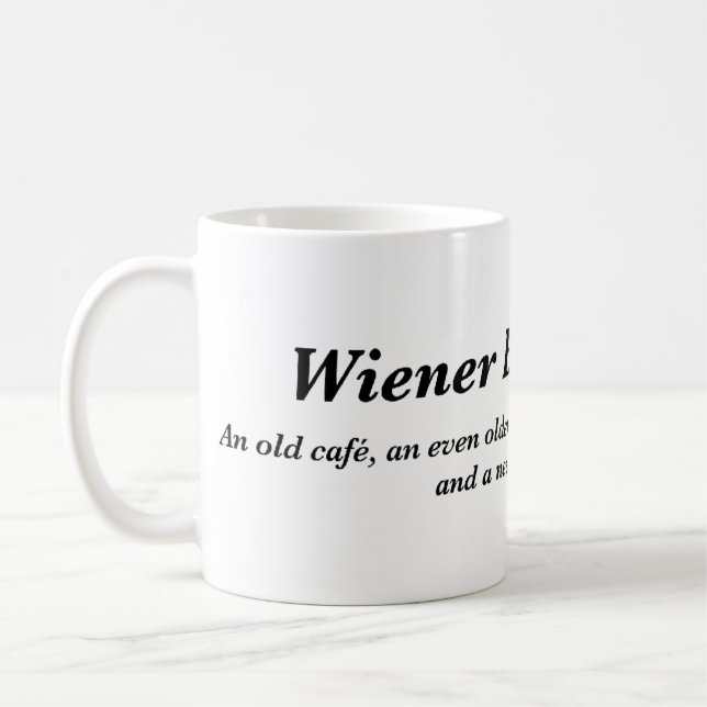 Wiener Blut Header Kaffeetasse (Links)