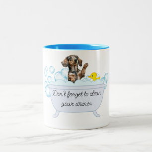 WIENER CHIEN BUBBLE BAIN CAFÉ MUG